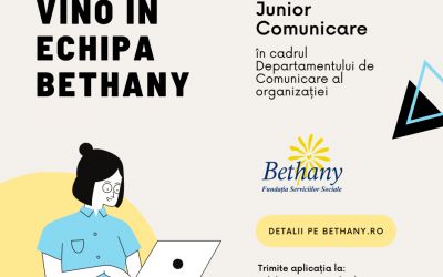 Vino în echipa Bethany: Junior Comunicare